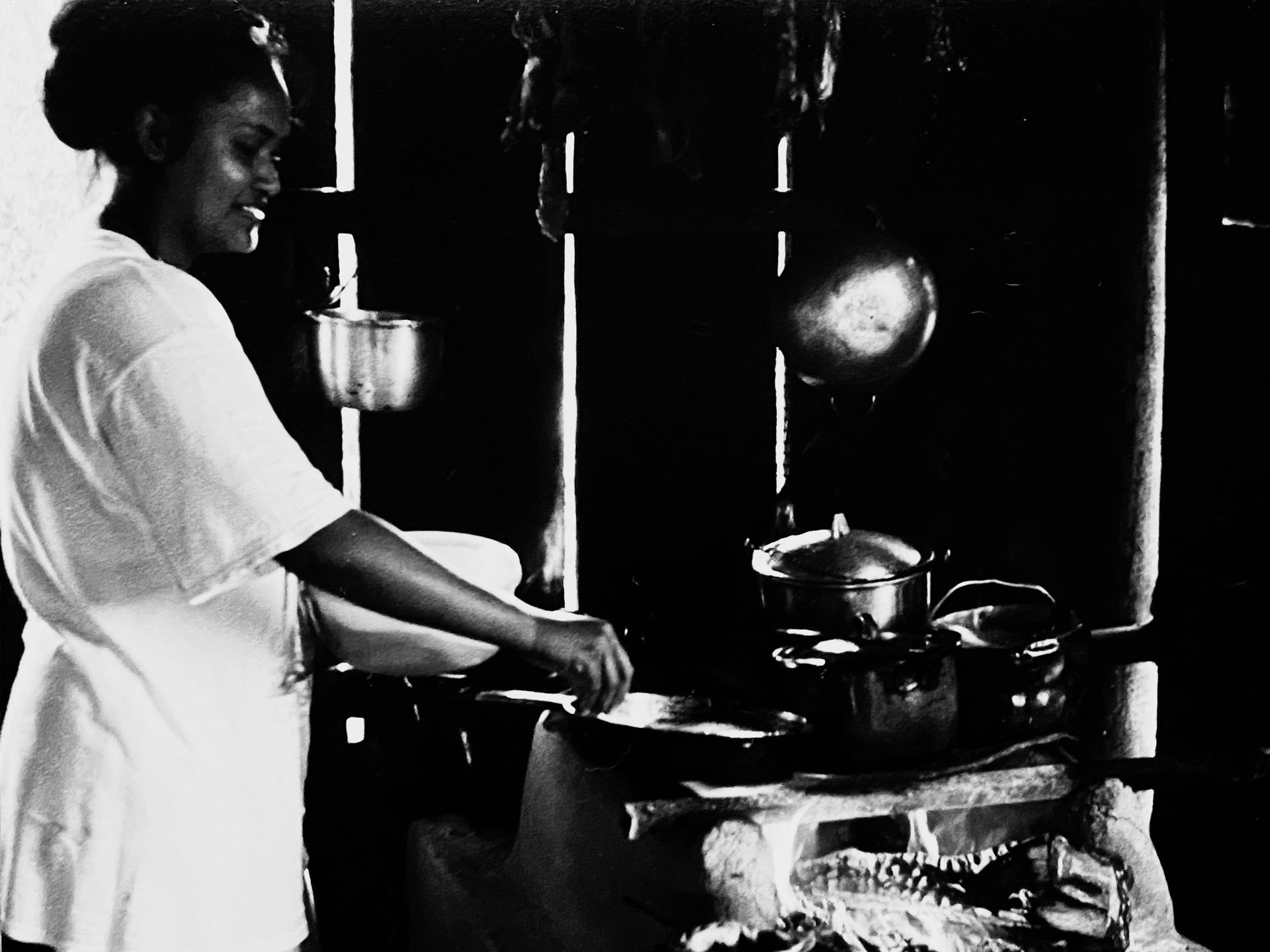 Tawahka, Feuerstelle, Krausirpe 
© Anna Ditges 2001