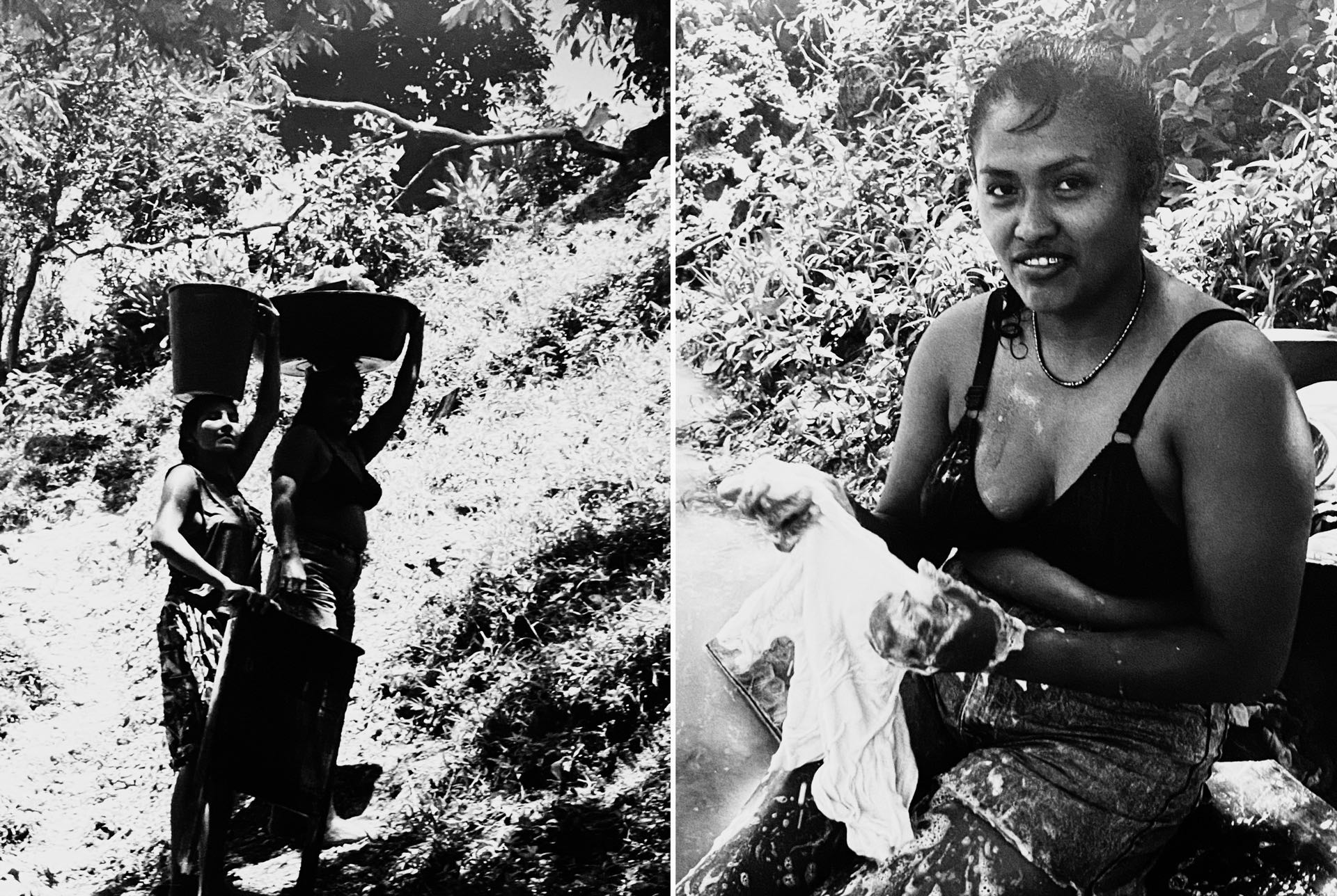 Frauen am Hang, Handwäsche, Krausirpe 
© Anna Ditges 2001